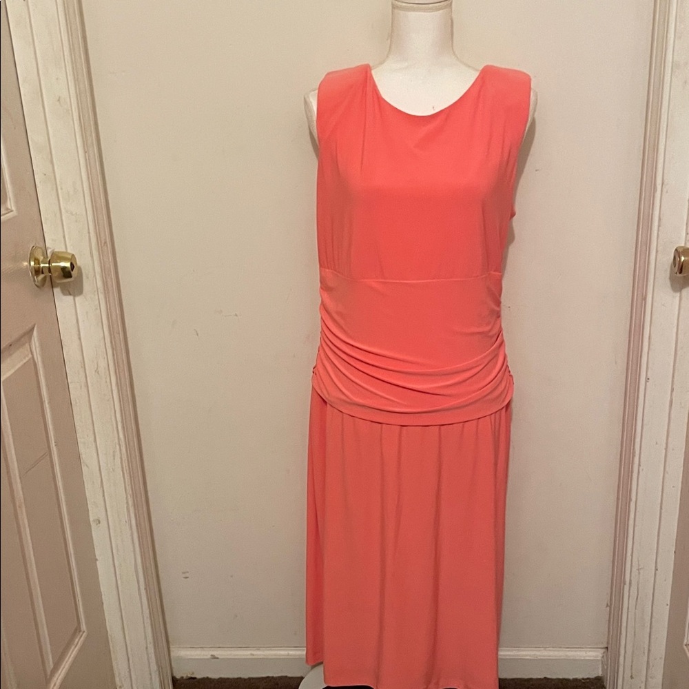 Nine West Vibrant Orange Dress
